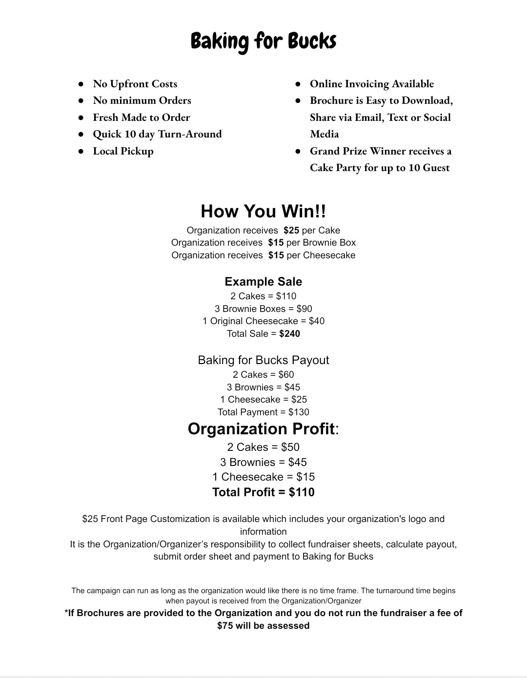 Fundraiser Opportunity