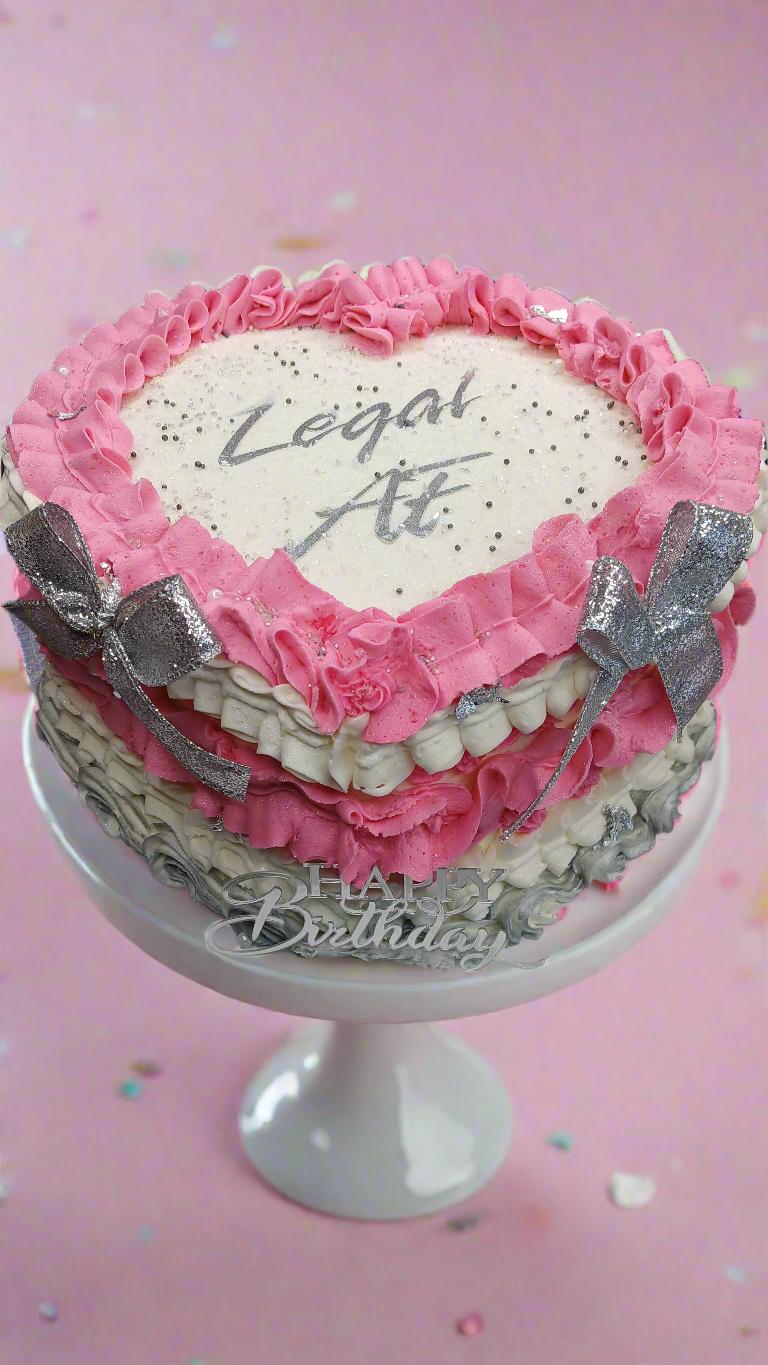 Heart Photo Cake