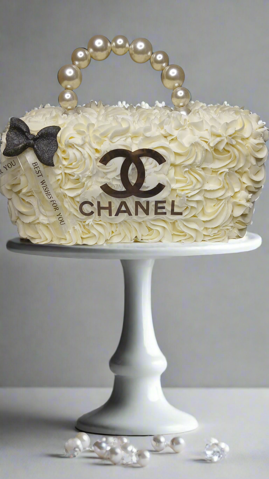 Luxe Rosette Purse Cake