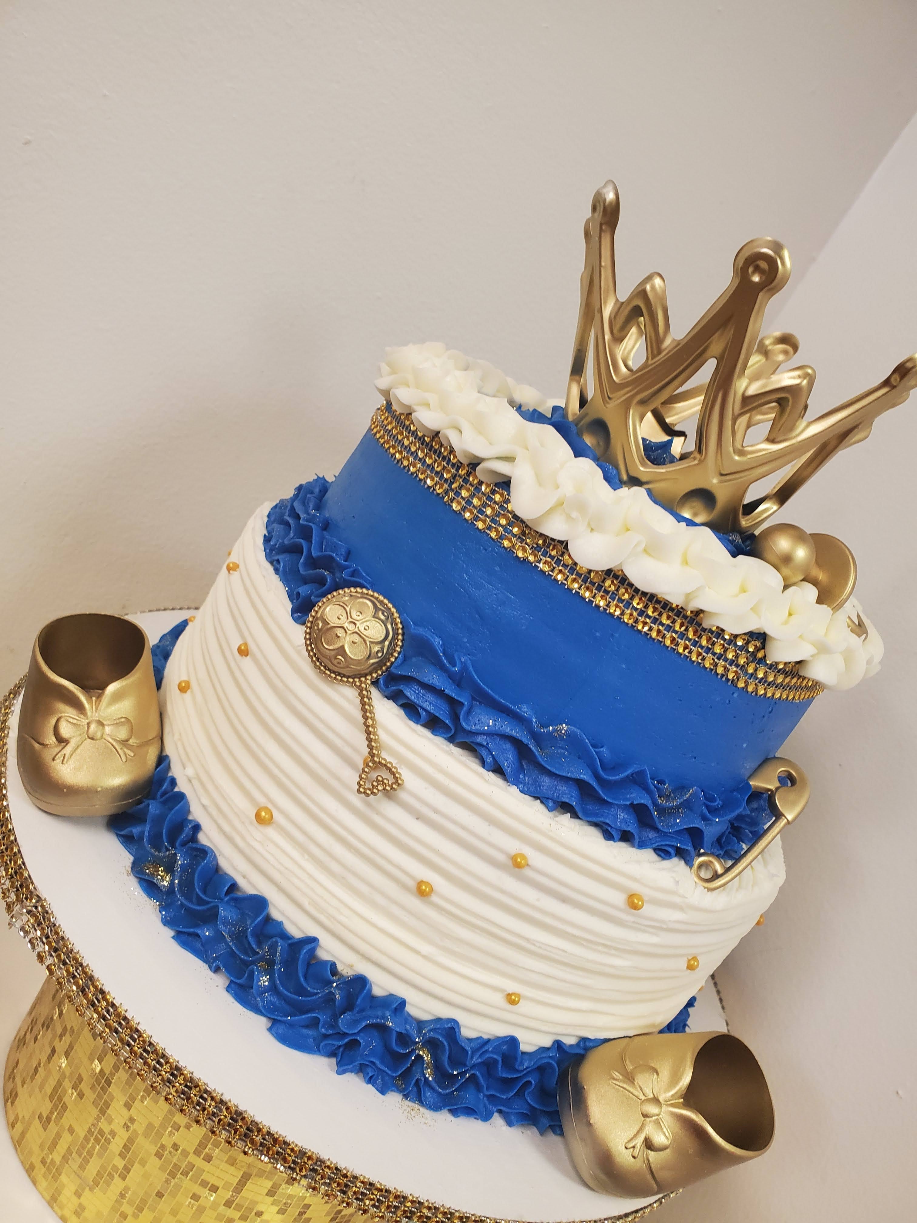Elegant Two Tier Rosette Cake | Engagement Cake | Order Custom Cakes in  Bangalore – Liliyum Patisserie & Cafe