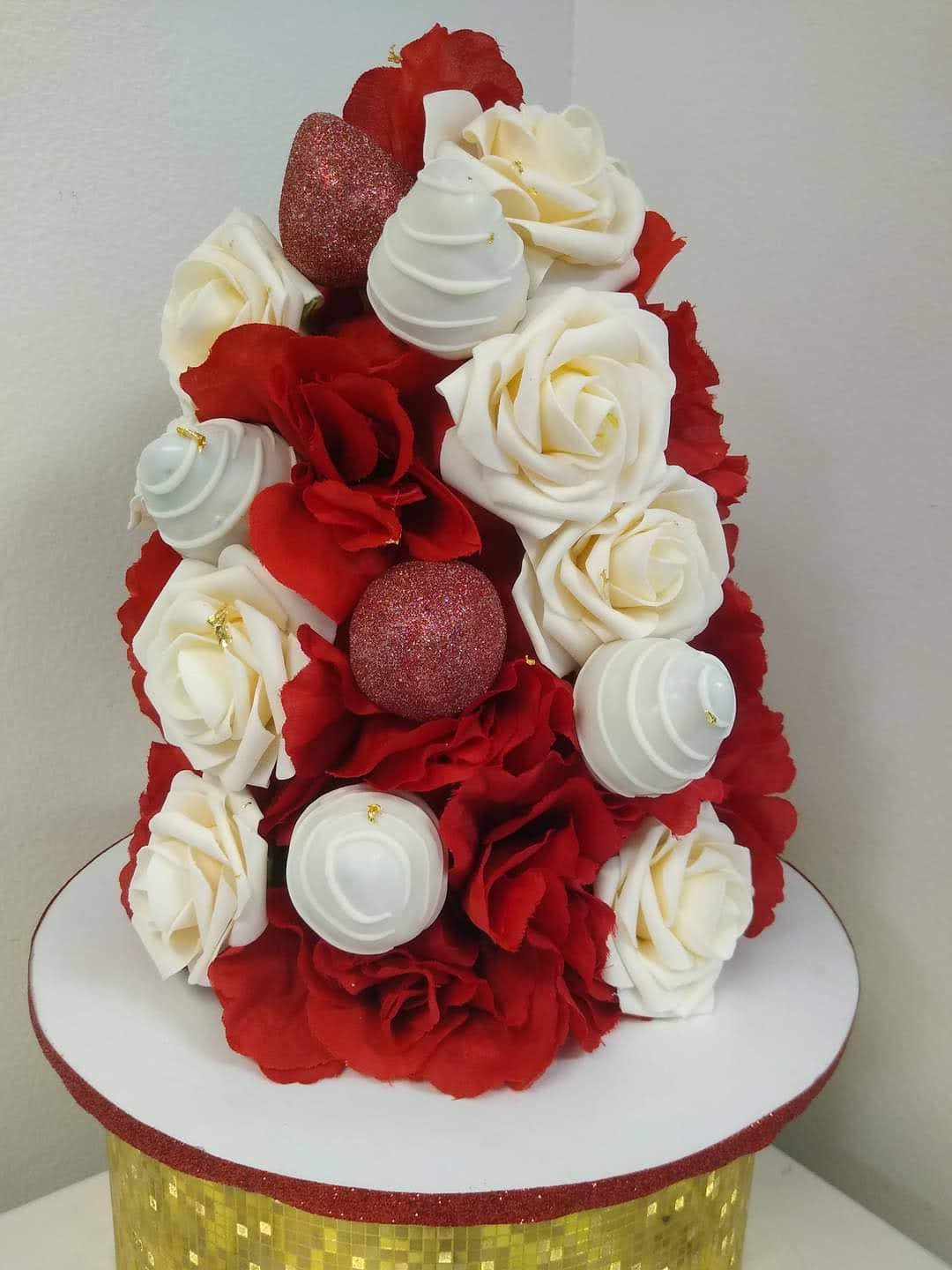 Strawberry & Rose Tower