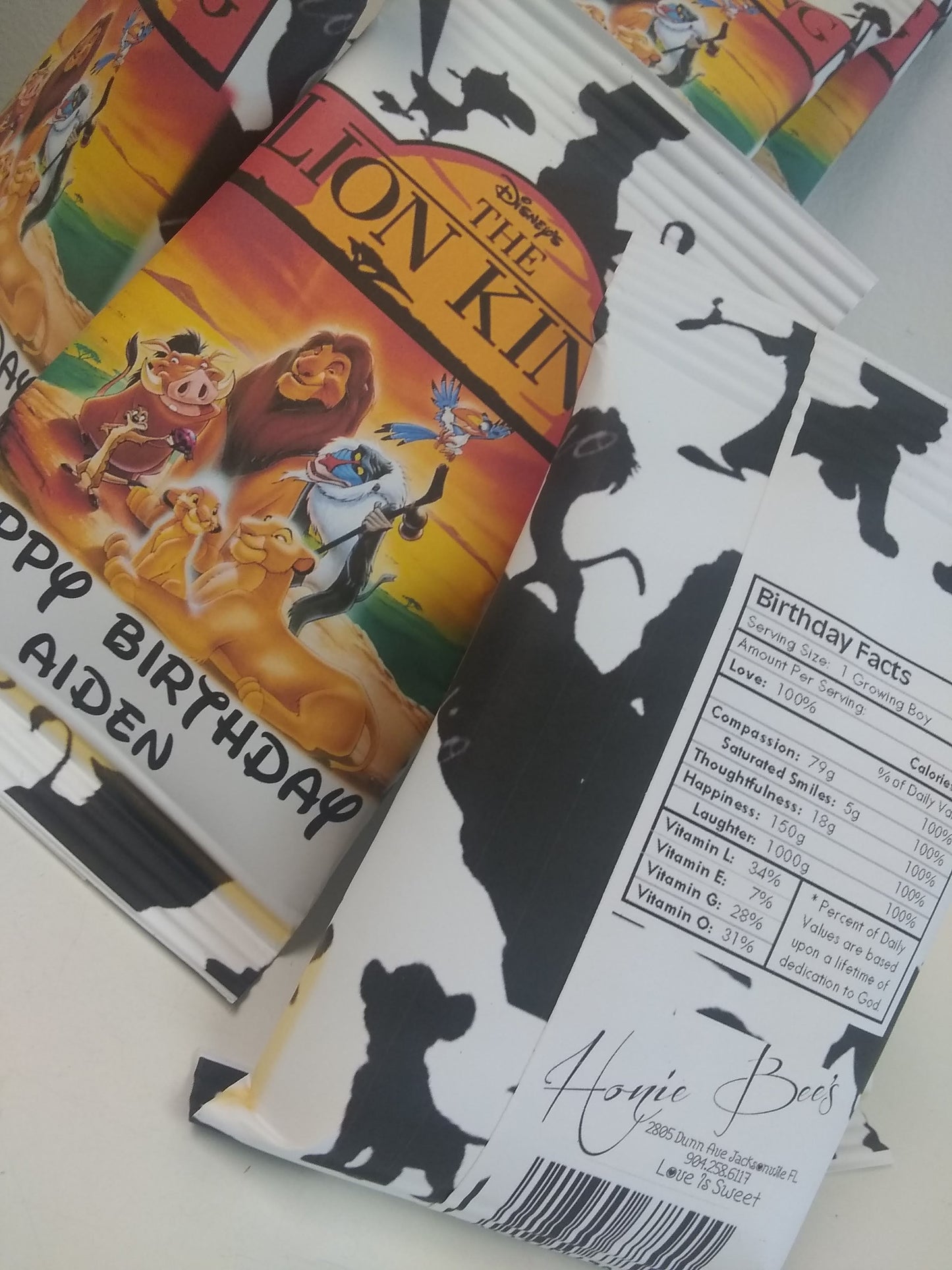 1/2 Dozen Custom Chip/Treat Bags (6 Minimum)